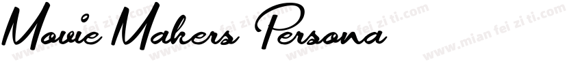 Movie Makers Persona字体转换